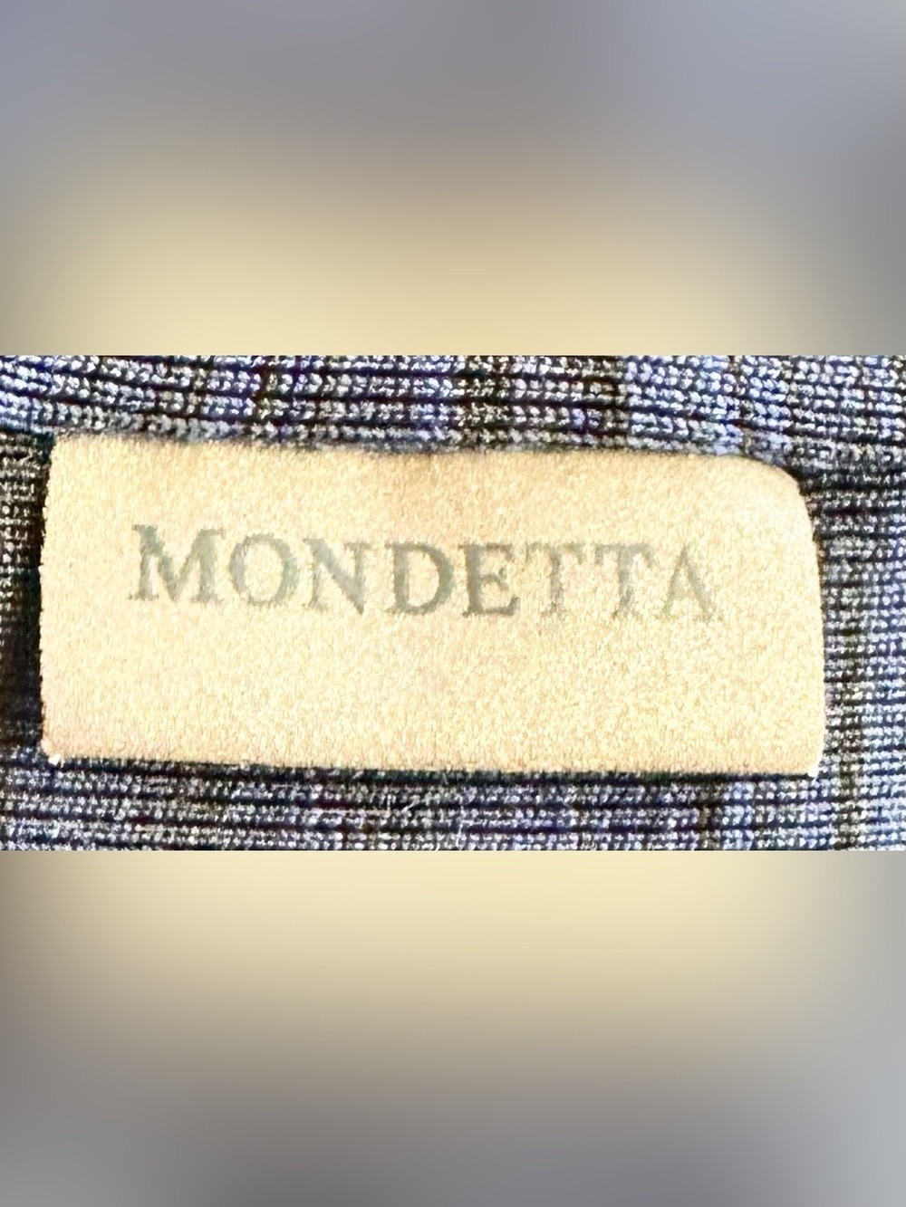 Mondetta Heathered Navy Blue Short Sleeve Scoop Neck Tee - Picture 5 of 8